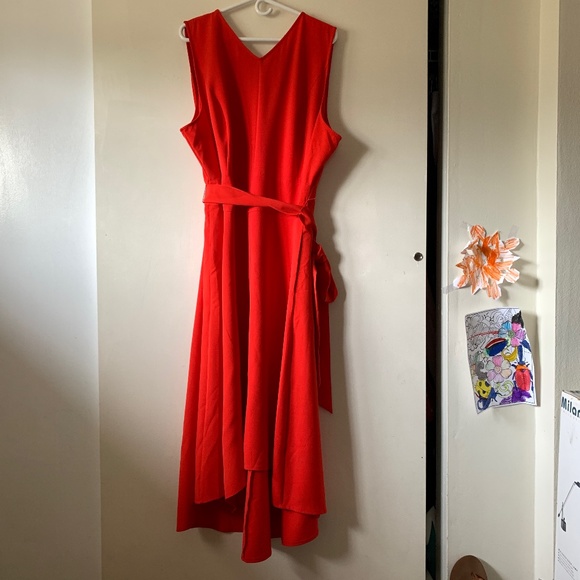 Lane Bryant Dresses & Skirts - Lane Bryant red orange sleeveless maxi dress size 26